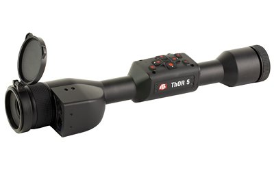 ATN Corp, THOR 5 LRF, Thermal Rifle Scope, 2-16X25MM, 30MM Main Tube, 640x480 Sensor Resolution, Multiple Reticles, Matte Finish, Black, Integrated Laser Range Finder