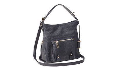 Bulldog Cases, Hobo Anna Purse Holster, Fist Most Small Autos, Black Color, Leather