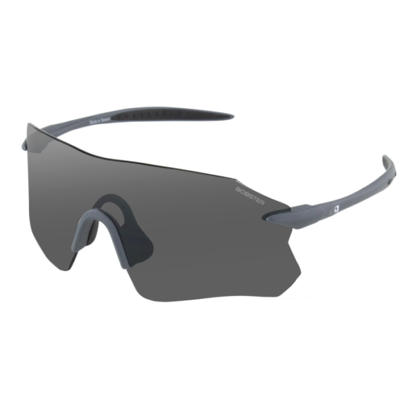 Aero Sunglasses - Matte Gray Frame w/ Smoke Silver Mirror Lens