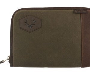 Evolution Outdoor, Rawhide Series, Pistol Case, Fits Most Handguns Up to 12", Cotton Duck Canvas Construction, Green
