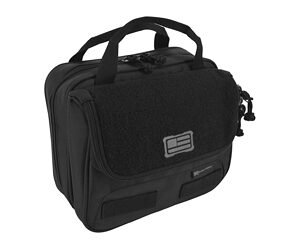 Evolution Outdoor, Tactical 1680 Series, Tactical Double Pistol Case, Fits 2 Full Size Pistols, Polyester, Black