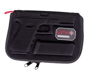 GPS, Molded, Pistol Case, Black, Soft, Fits Glock