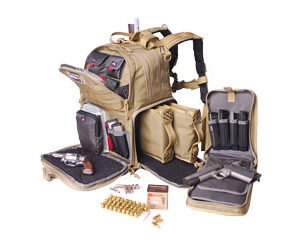 GPS, Tactical, Backpack, Tan, Soft, 3 Internal Pistol Cases