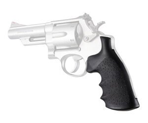 HOGUE MONOGRIP S&W SQ BUTT RBR BLK
