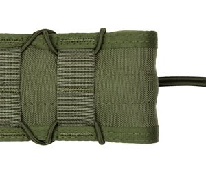 High Speed Gear, Rifle TACO, Single Magazine Pouch, MOLLE, Fits Most Rifle Magazines, Hybrid Kydex and Nylon, Olive Drab Green