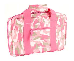 NcSTAR, Discreet Pistol Case, Nylon, Pink, Two Padded Handgun Compartments, Six Elastic Magazine Loops, Carry Handle