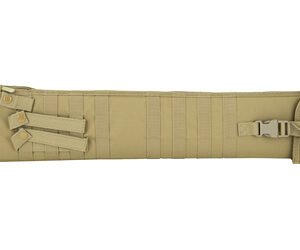 NcSTAR, Shotgun Scabbard, Tan, Nylon, 29" Length, Six Metal D-Ring locations, Includes Padded Shoulder Sling