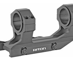 Riton Optics, Mount, 30mm, Black, Quick Detach, 30mm With 1" Reducing Ring