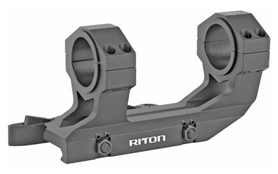 Riton Optics, Mount, 30mm, Black, Quick Detach, 30mm With 1" Reducing Ring