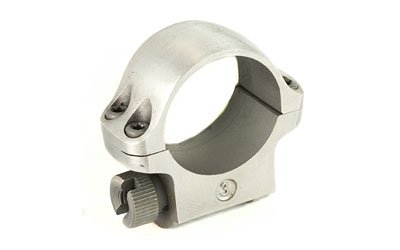 Ruger, Standard, Ring, 1", Low, Stainless Finish, 3K, Sold Individually