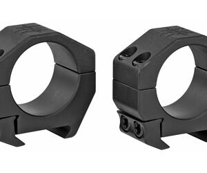 Seekins Precision, Scope Ring, .82" Low, 30mm, 4 Cap Screw, Black Finish