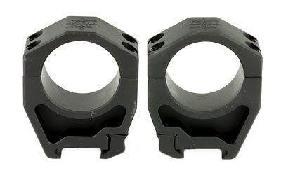 Seekins Precision, Scope Ring, 1.45" High, 34mm, 4 Cap Screw, Black Finish