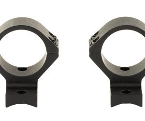 Talley Manufacturing, Light Weight Ring/Base Combo, 30mm Medium, Fits Savage with Round Receiver, 8-40 Screws, Matte Finish, Black