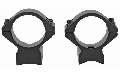 Talley Manufacturing, Light Weight Ring/Base Combo, 1" Low, Black Finish, Alloy, Fits Remington 700-721-722-725-40X, Bergara B14, Nosler M48, Mossberg Patriot, MVP, 4X4, Sauer 100, 101, Mauser M18