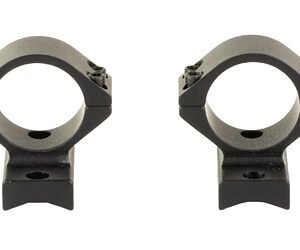Talley Manufacturing, Light Weight Ring/Base Combo, 1" Low, Fits Savage with Round Receiver, 8-40 Screws, Matte Finish, Black