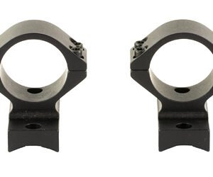 Talley Manufacturing, Light Weight Ring/Base Combo, 1" Medium, Fits Savage with Round Receiver, 8-40 Screws, Matte Finish, Black